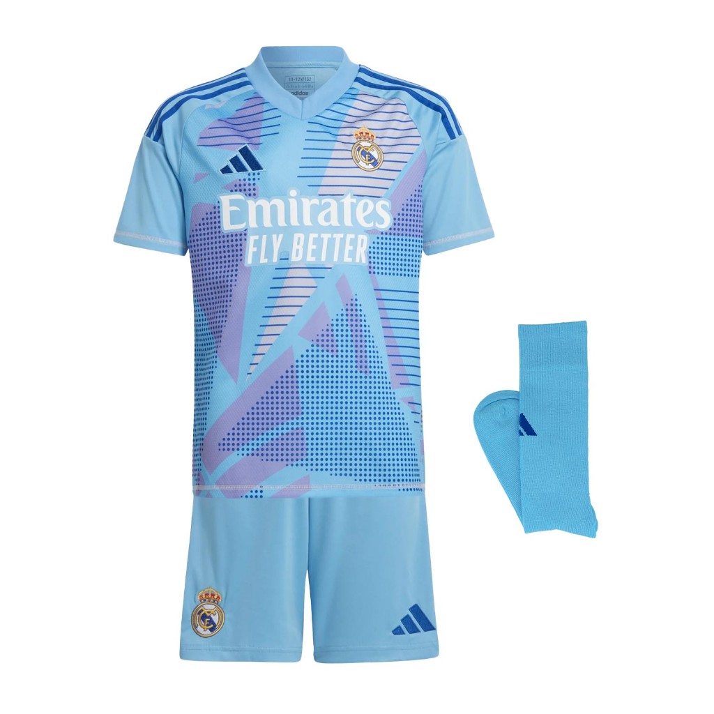 CONJUNTO REAL MADRID PORTERO 1º EQUIPACIÓN 24/25