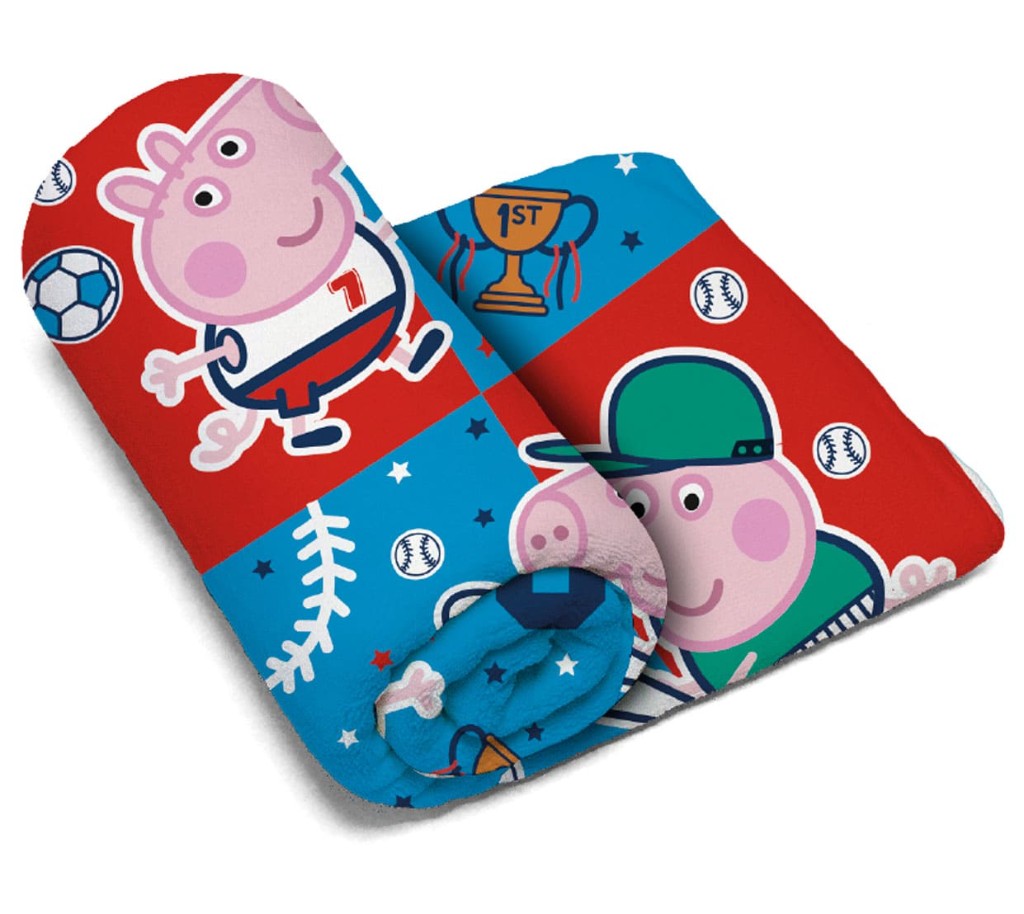 MANTA PEPPA PIG 150X95 (LICENCIA OFICIAL)