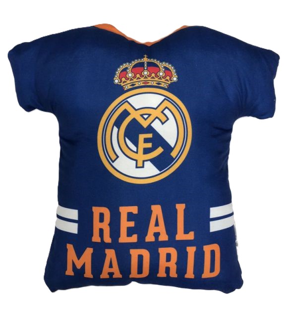 COJÍN REAL MADRID CAMISETA (LICENCIA OFICIAL)