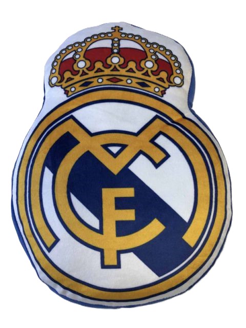 COJÍN REAL MADRID ESCUDO (LICENCIA OFICIAL)