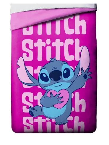 EDREDÓN STITCH 180X260 (LICENCIA OFICIAL)