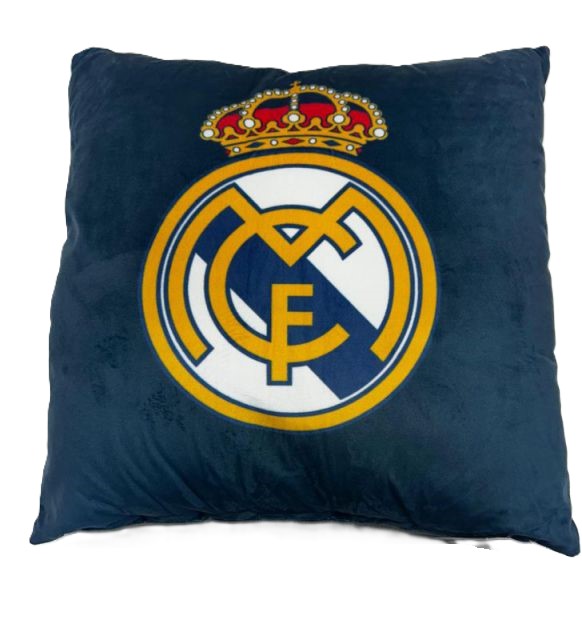 COJÍN REAL MADRID TERCIOPELO (LICENCIA OFICIAL)