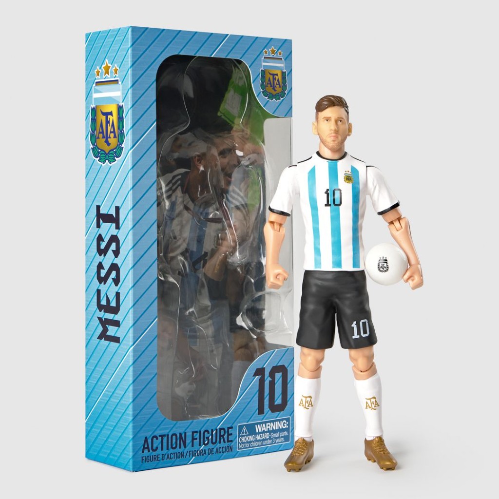 FIGURA SOCKER ARGENTINA MESSI 20CM (LICENCIA OFICIAL)