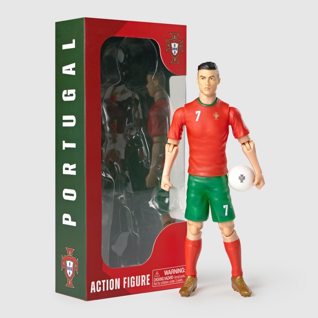 FIGURA SOCKER PORTUGAL RONALDO 20CM (LICENCIA OFICIAL)