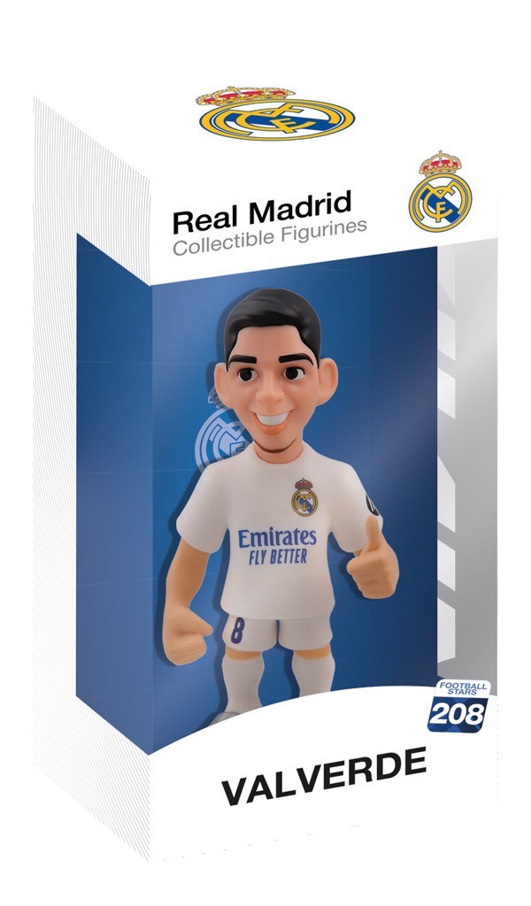 FIGURA MINIX REAL MADRID FEDE VALVERDE 12CM (LICENCIA OFICIAL)
