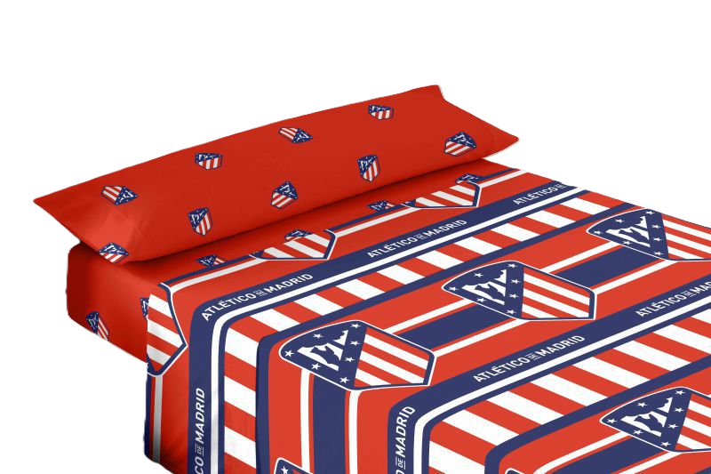 SÁBANAS ATLÉTICO DE MADRID 90CM (LICENCIA OFICIAL)