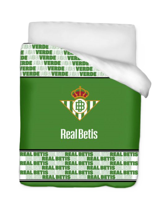 EDREDÓN REAL BETIS FINO 200x260 (LICENCIA OFICIAL)
